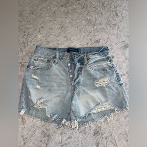 Aeropostale 90s High-Rise Cut Off shorts. Button up, size 4.